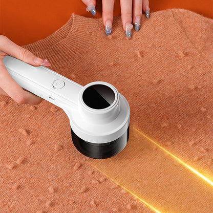 QIAWI™ Rechargeable Fabric Shaver, Lint Remover Shaver with 6-Leaf Blades