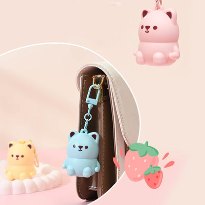 Juxek™ Fruit Flavored Lip Balm, Cute Bear Design, Strawberry, Blueberry and Honey Flavors