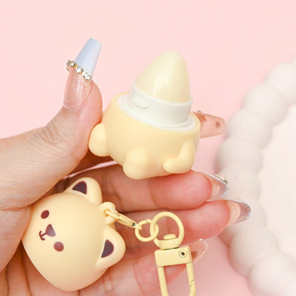 Juxek™ Fruit Flavored Lip Balm, Cute Bear Design, Strawberry, Blueberry and Honey Flavors