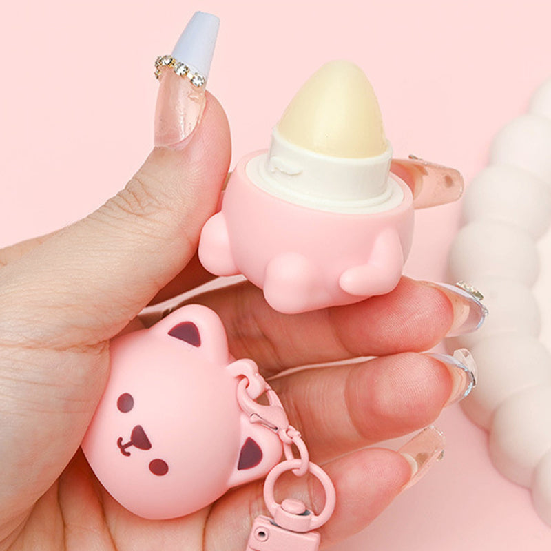 Juxek™ Fruit Flavored Lip Balm, Cute Bear Design, Strawberry, Blueberry and Honey Flavors