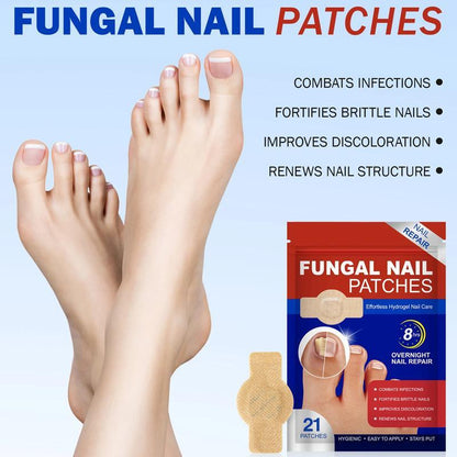 Nail Health Care Patches, Nail Fungus Care Patches, Suitable for Solving Fungal Nails and Other Nail Problems