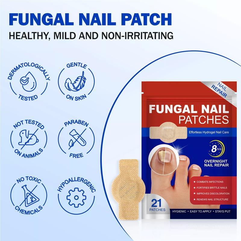 Nail Health Care Patches, Nail Fungus Care Patches, Suitable for Solving Fungal Nails and Other Nail Problems