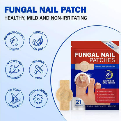 Nail Health Care Patches, Nail Fungus Care Patches, Suitable for Solving Fungal Nails and Other Nail Problems