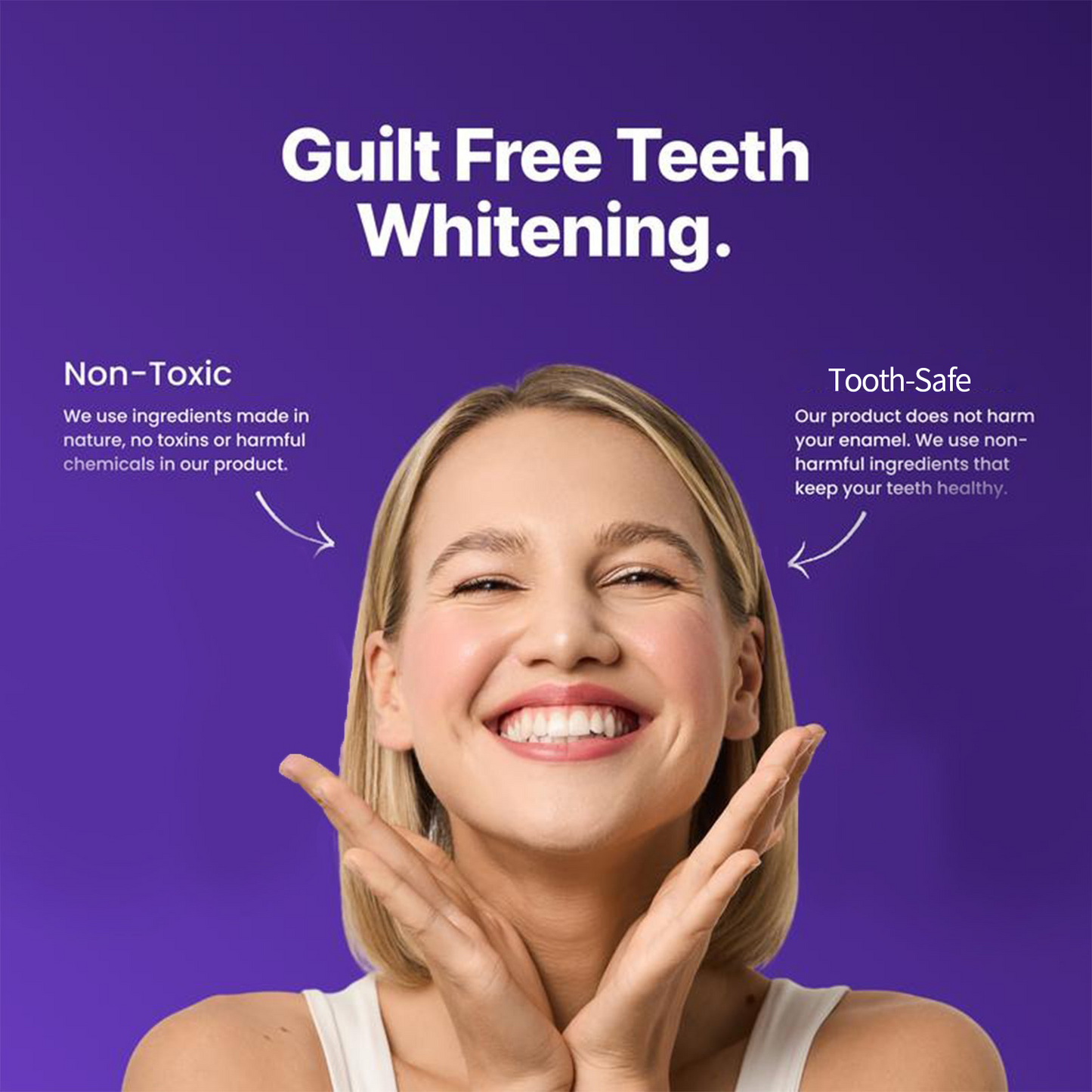 BBOJI™ Purple Teeth Whitening Strips | Fast, Gentle & Peroxide-Free Whitening