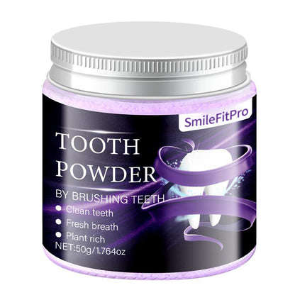🦷 Erase Yellow Stains & Brighten Smile –SmileFitPro Purple Teeth Whitening Powder