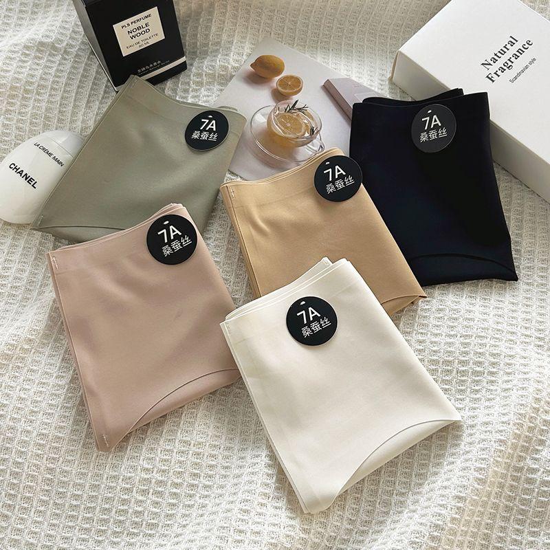 6-Pack Silk Seamless Panties – Breathable, No-Show & Machine-Washable Comfort