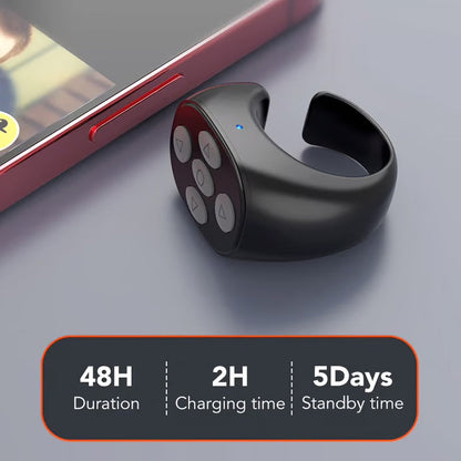 QIAWI ™Bluetooth Finger Ring Remote — Control Your Phone Without Touching It