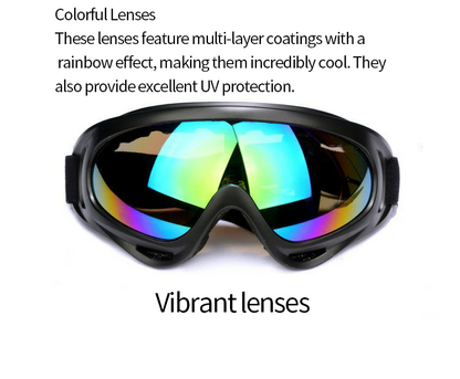 UV400 Protection for Skiing, Cycling, and Swimming – All-Weather Sports Goggles