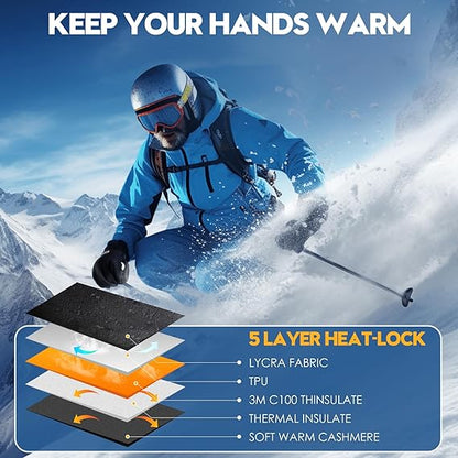 🎁HeatGuard Touchscreen Winter Gloves – Buy 1 Get 1 FREE Today Only