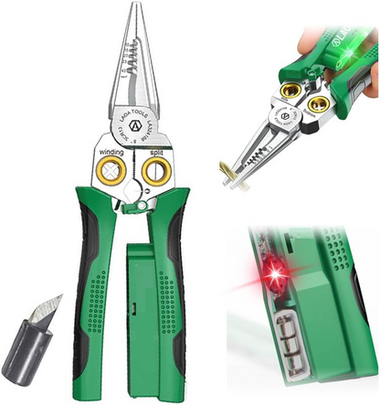 QIAWI ™8-in-1 Wire Strippers with Current Measurement