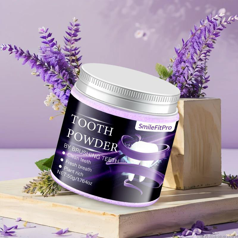 🦷 Erase Yellow Stains & Brighten Smile –SmileFitPro Purple Teeth Whitening Powder