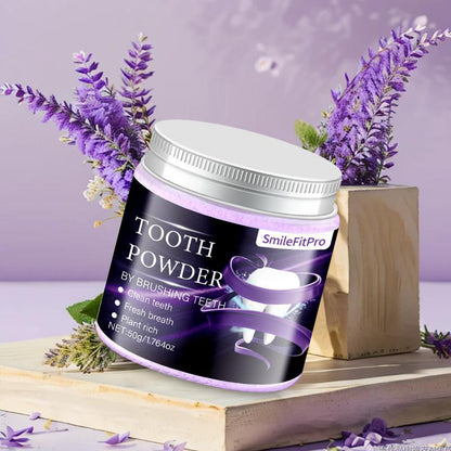 🦷 Erase Yellow Stains & Brighten Smile –SmileFitPro Purple Teeth Whitening Powder