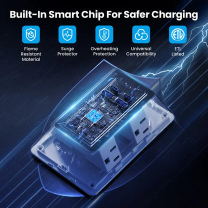 Too Many Plugs? This 9-in-1 Power Station Cleans Up the Mess Instantly🔥