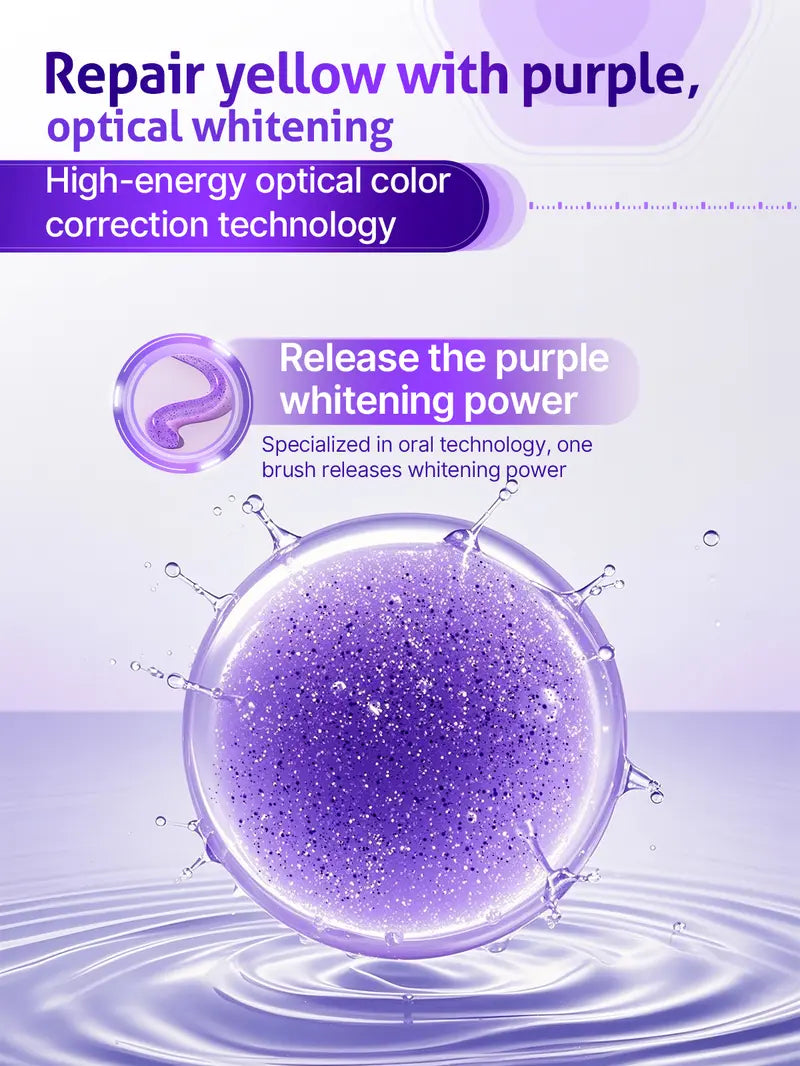 🦷 Lytic Enzy Purple Whitening Toothpaste Instant Stain Removal & Color Repair for Bright, Fresh Teeth.