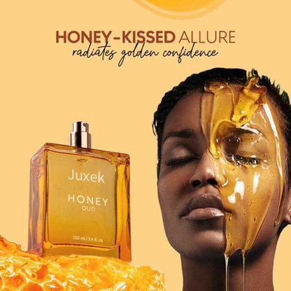 Juxek Honey Oud Unisex Perfume | Clean & Vegan Essential Oils | Long-Lasting Floral & Spicy Scent